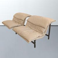 Pair of Giovanni Offredi WAVE Leather Lounge Chairs - Sold for $2,048 on 02-21-2026 (Lot 355).jpg